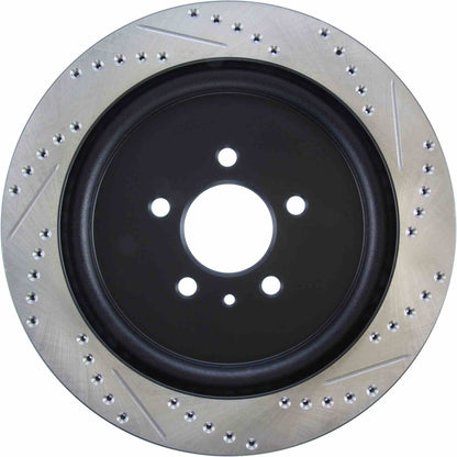 StopTech Sport Cryo Drilled/Slotted Brake Rotor; Rear Right