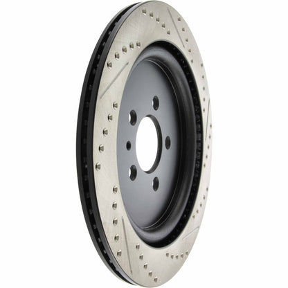 StopTech Sport Cryo Drilled/Slotted Brake Rotor; Rear Right