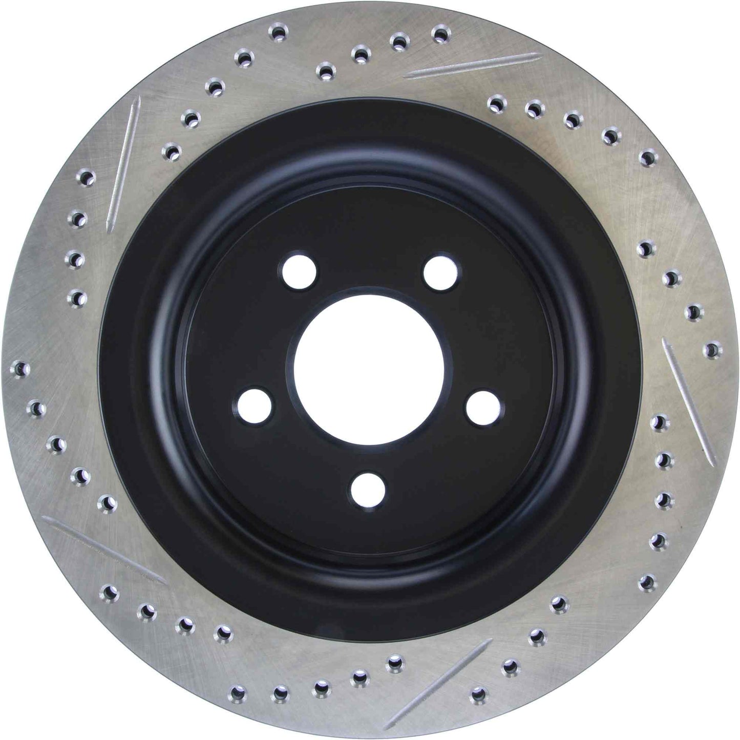 StopTech Sport Drilled/Slotted Brake Rotor; Rear Left