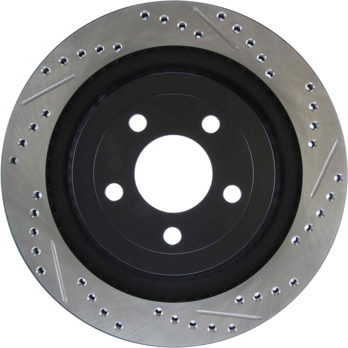 StopTech Sport Drilled/Slotted Brake Rotor; Rear Left