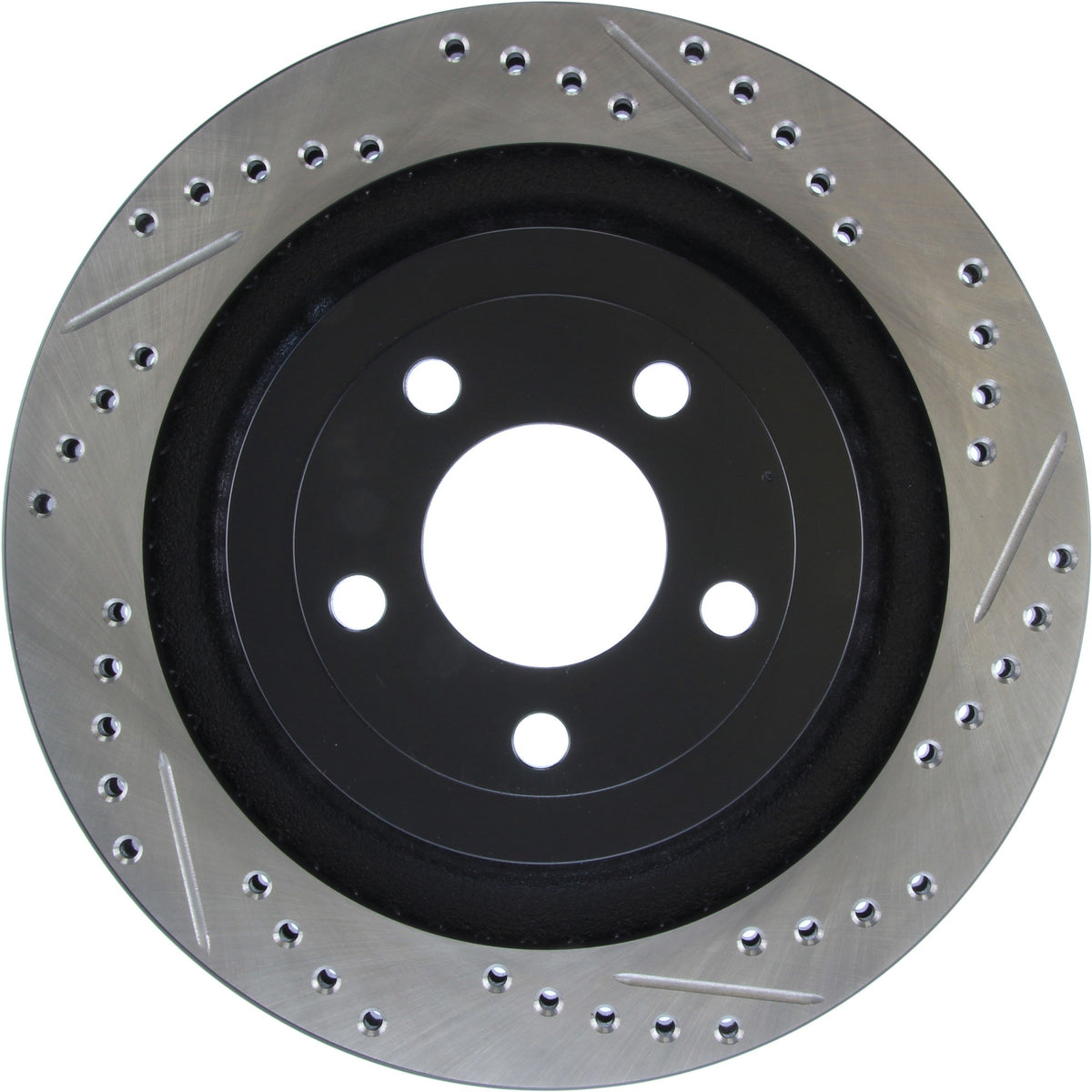 StopTech Sport Drilled/Slotted Brake Rotor; Rear Left