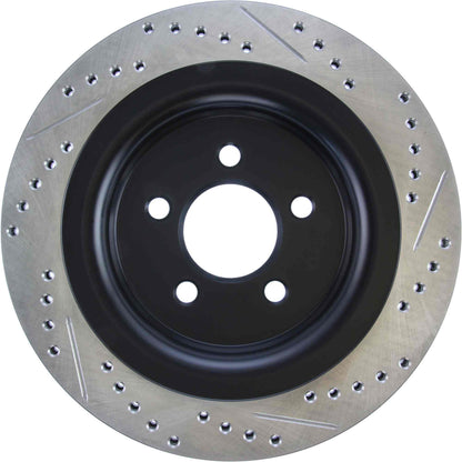 StopTech Slotted & Drilled Sport Brake Rotor - 2015 Ford Mustang GT - Rear Right 127.61109R