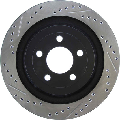 StopTech Slotted & Drilled Sport Brake Rotor - 2015 Ford Mustang GT - Rear Right 127.61109R