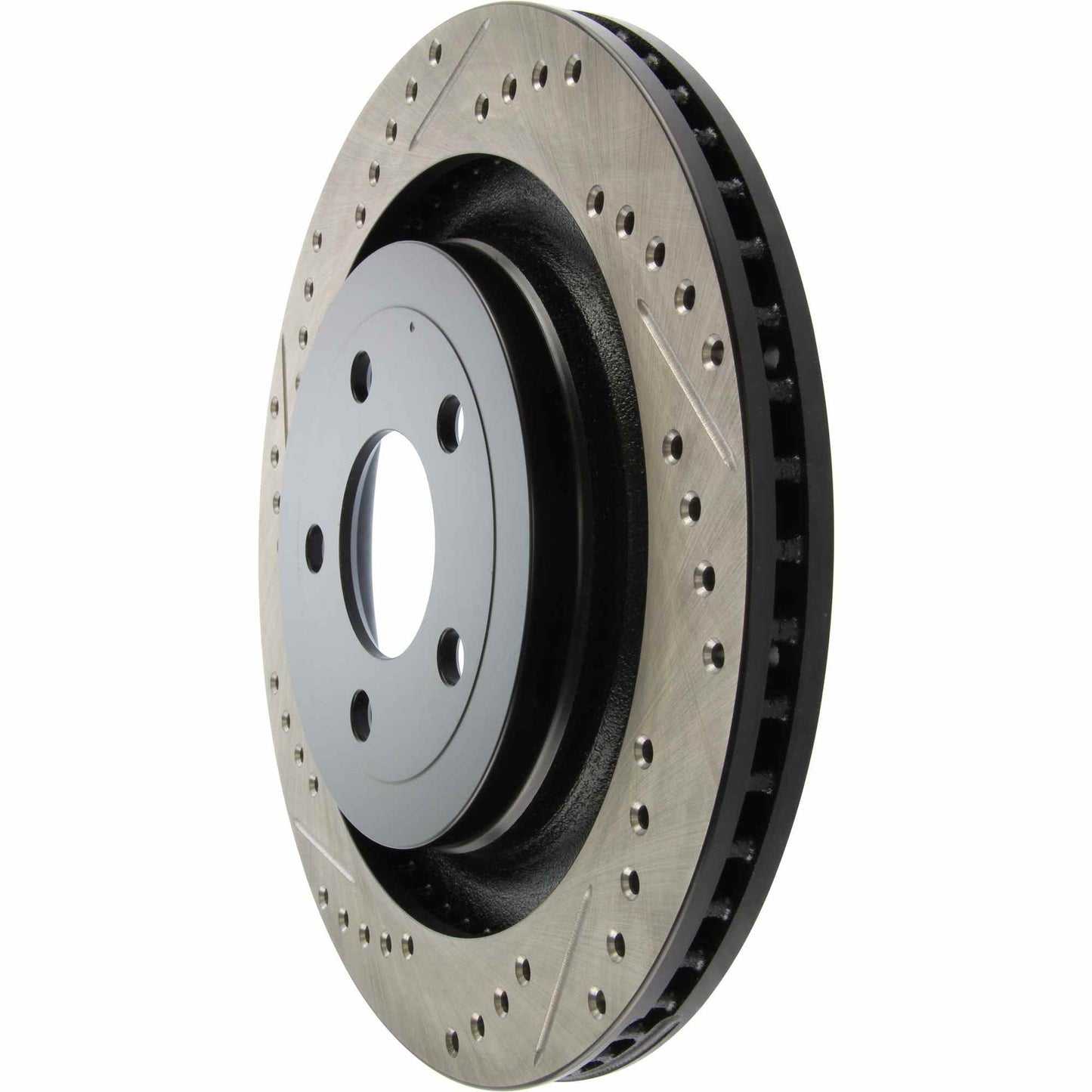 StopTech Slotted & Drilled Sport Brake Rotor - 2015 Ford Mustang GT - Rear Right 127.61109R