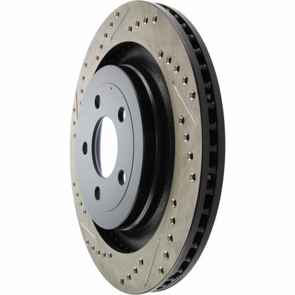 StopTech Slotted & Drilled Sport Brake Rotor - 2015 Ford Mustang GT - Rear Right 127.61109R