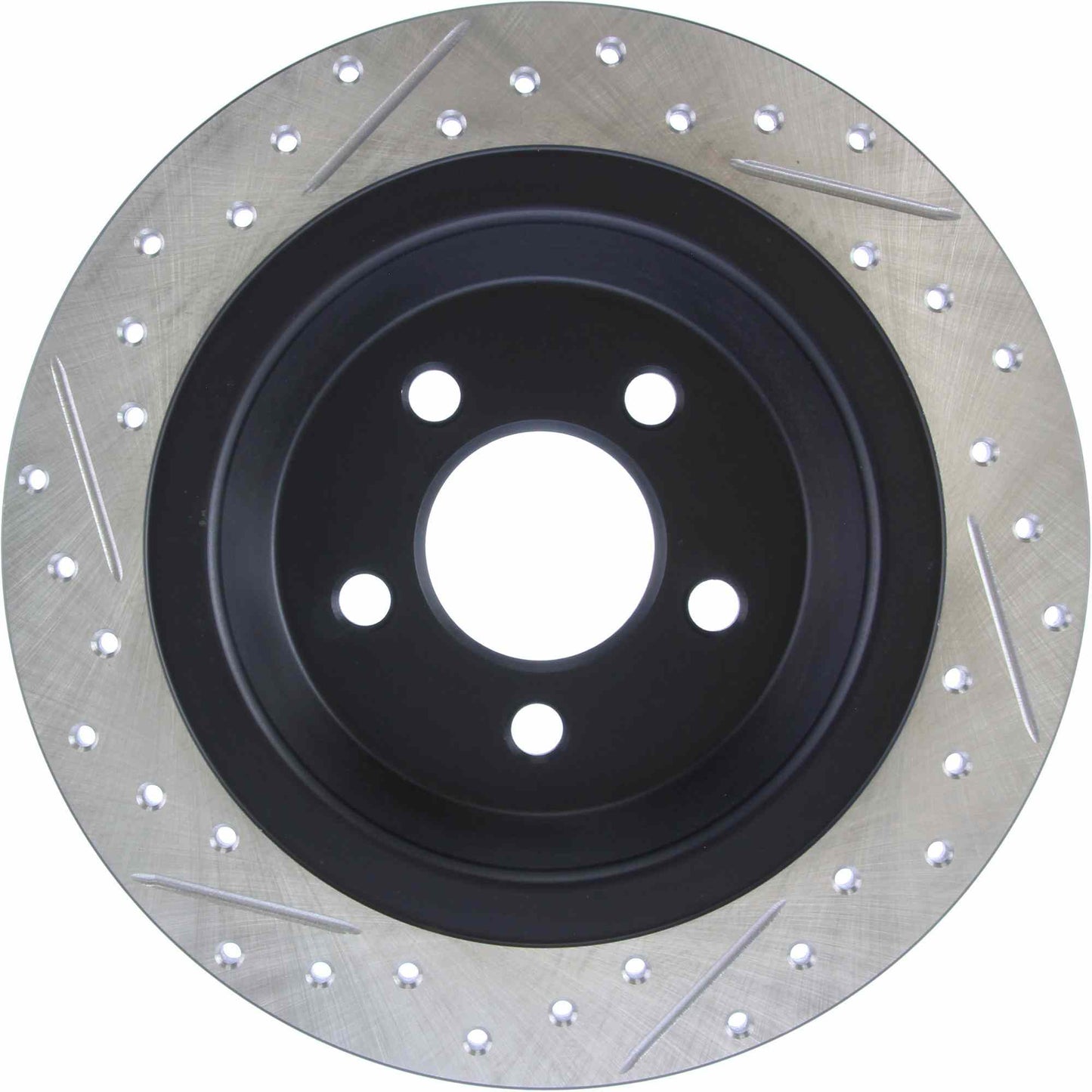 StopTech Sport Drilled/Slotted Brake Rotor; Rear Left