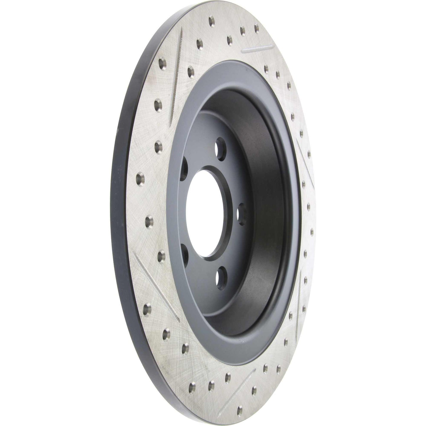 StopTech Sport Drilled/Slotted Brake Rotor; Rear Left