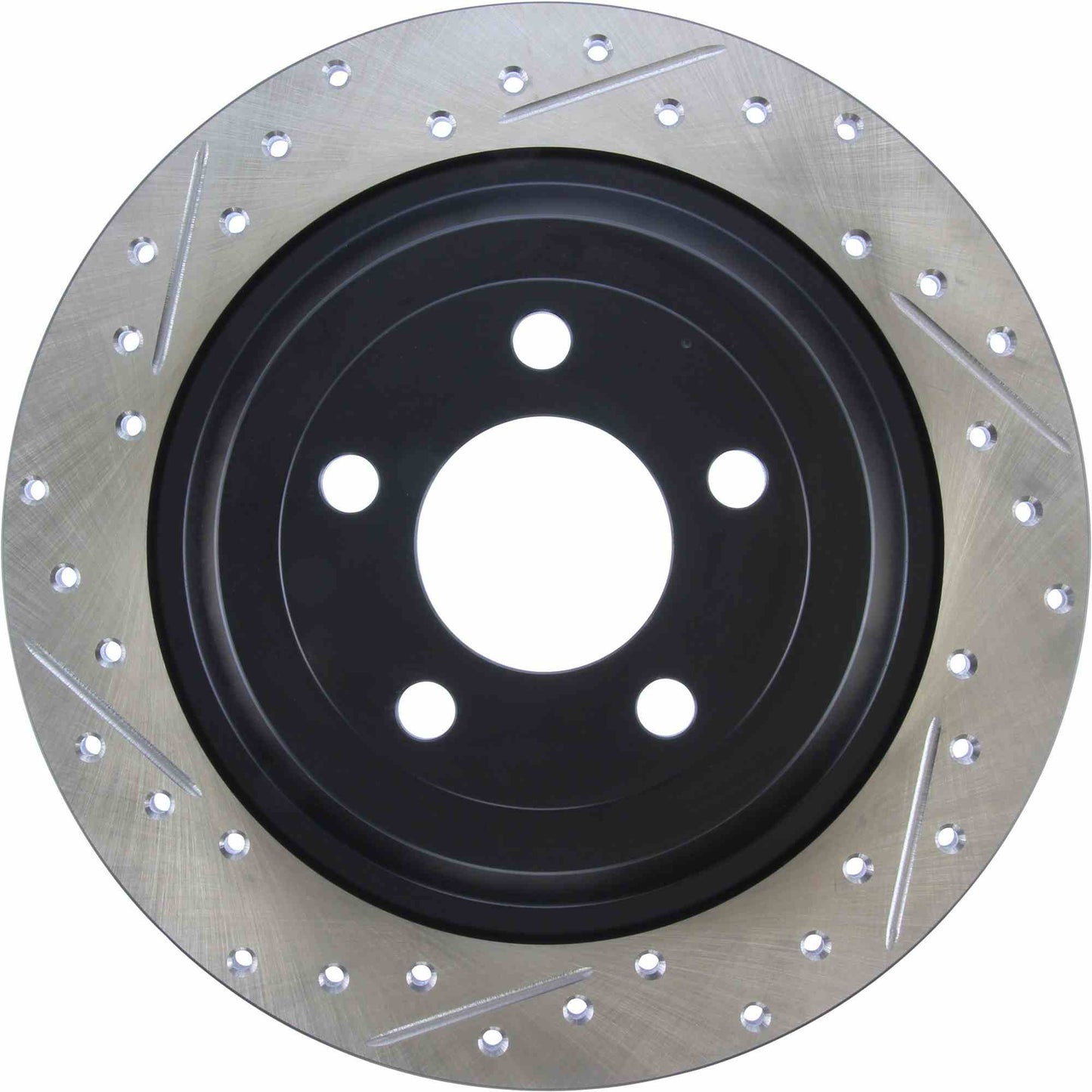 StopTech Sport Drilled/Slotted Brake Rotor; Rear Right