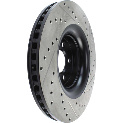 StopTech Slotted & Drilled Sport Brake Rotor - 2015 Ford Mustang Non-Brembo - Front Right 127.61114R