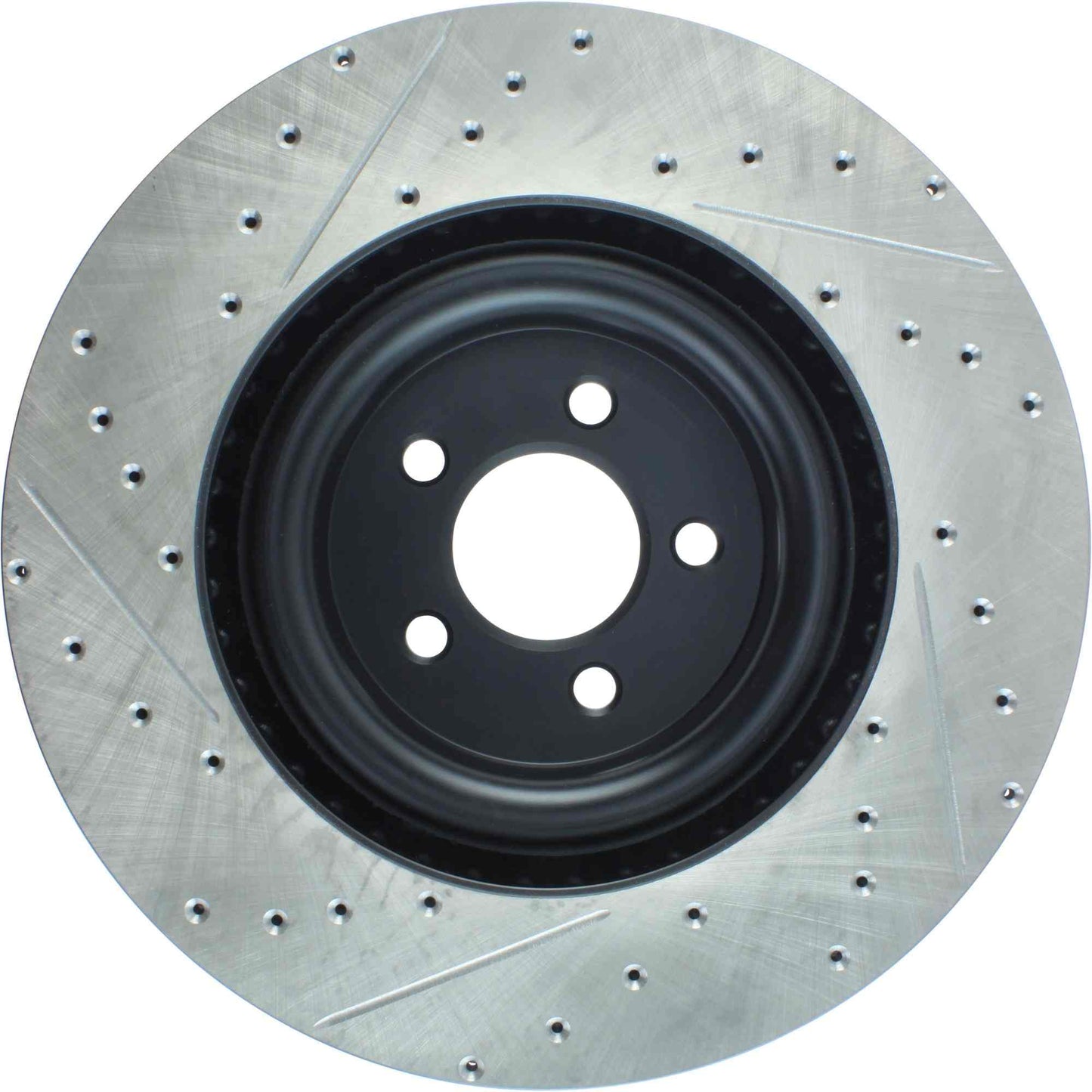 StopTech Slotted & Drilled Sport Brake Rotor - 2015 Ford Mustang GT - Front Left 127.61116L