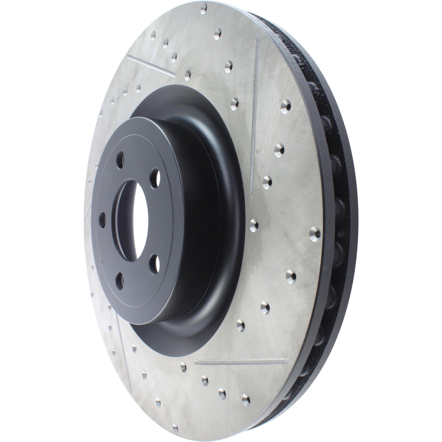 StopTech Slotted & Drilled Sport Brake Rotor - 2015 Ford Mustang GT - Front Left 127.61116L