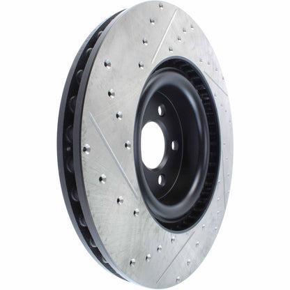 StopTech Slotted & Drilled Sport Brake Rotor - 2015 Ford Mustang GT - Front Left 127.61116L