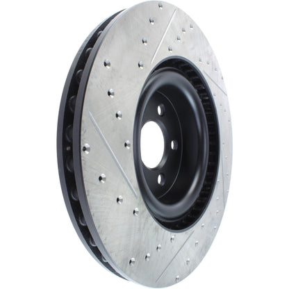 StopTech Slotted & Drilled Sport Brake Rotor - 2015 Ford Mustang GT - Front Left 127.61116L