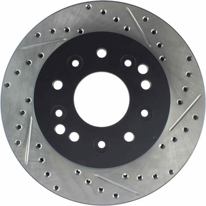 StopTech Sport Cryo Drilled/Slotted Brake Rotor;Front And Rear Left
