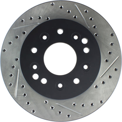 StopTech Sport Cryo Drilled/Slotted Brake Rotor;Front And Rear Left