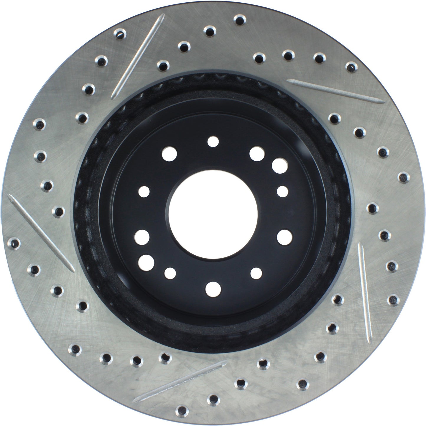 StopTech Sport Drilled/Slotted Brake Rotor;Front And Rear Left