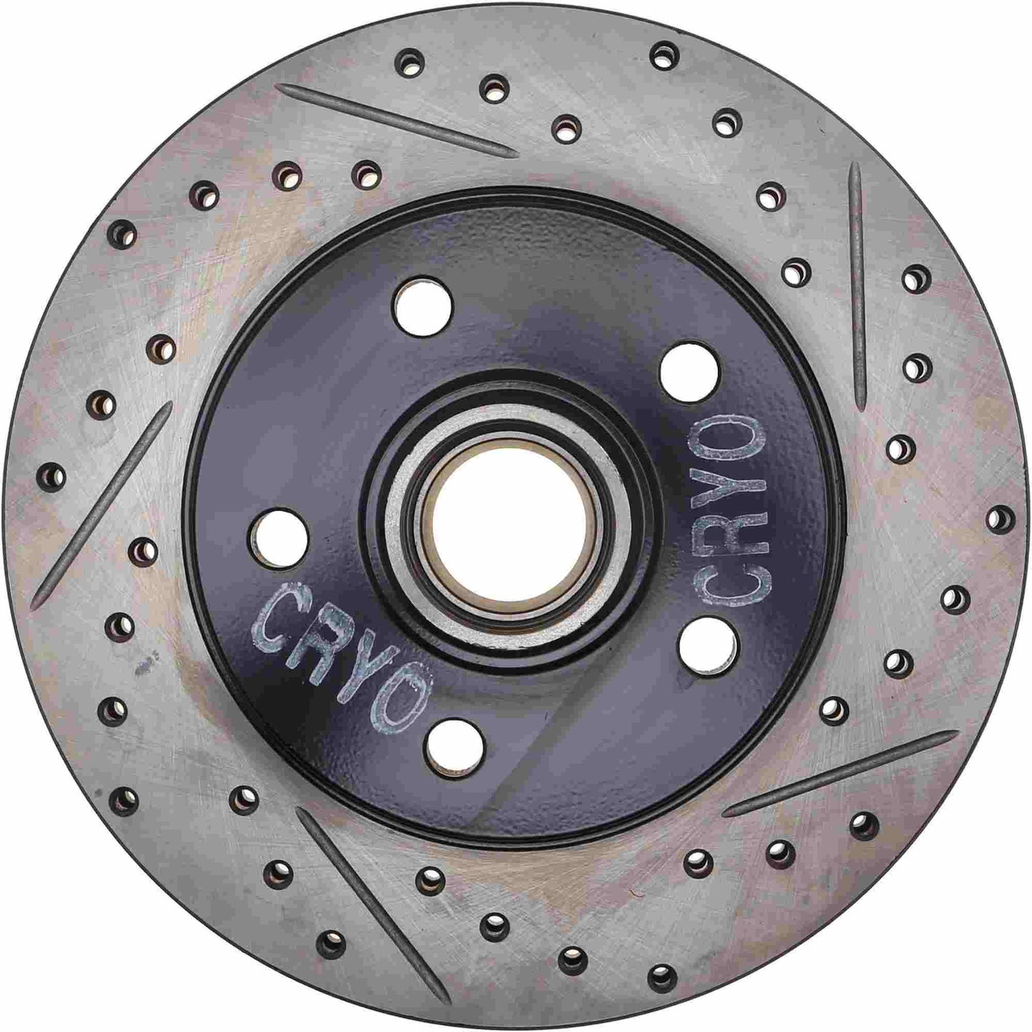 StopTech 77-95 Chevrolet Caprice Slotted & Drilled Front Left Sport Brake Cryo Rotor 127.62012CL