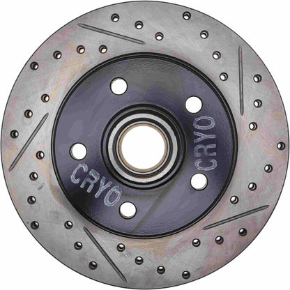 StopTech 77-95 Chevrolet Caprice Slotted & Drilled Front Left Sport Brake Cryo Rotor 127.62012CL