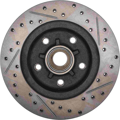 StopTech 77-95 Chevrolet Caprice Slotted & Drilled Front Right Sport Brake Cryo Rotor 127.62012CR