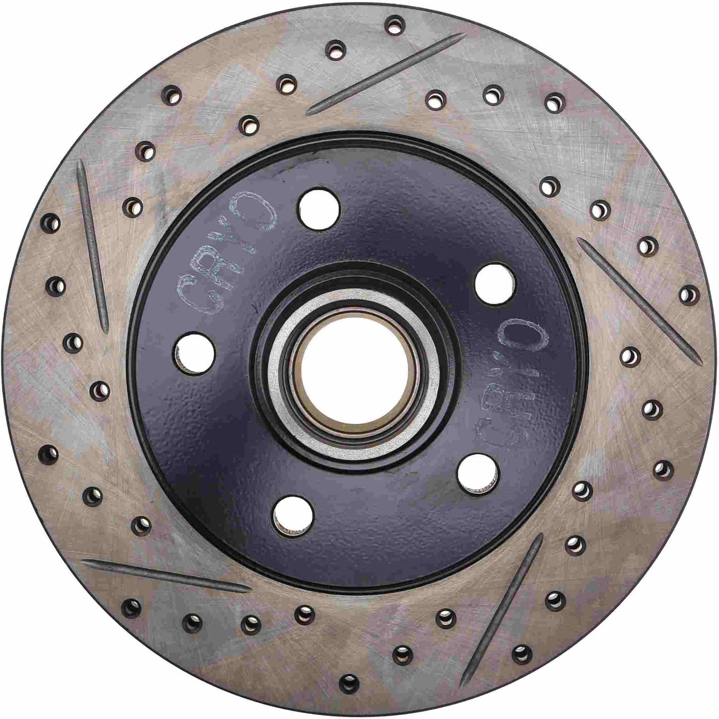 StopTech 77-95 Chevrolet Caprice Slotted & Drilled Front Right Sport Brake Cryo Rotor 127.62012CR