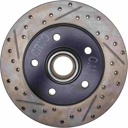 StopTech 77-95 Chevrolet Caprice Slotted & Drilled Front Right Sport Brake Cryo Rotor 127.62012CR