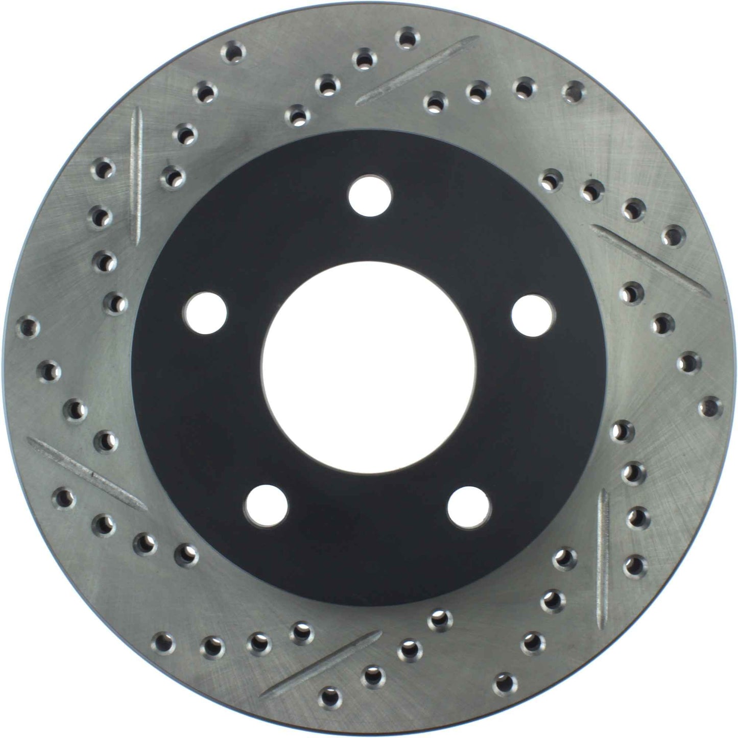 StopTech  Sport Drilled/Slotted Brake Rotor; Front Right