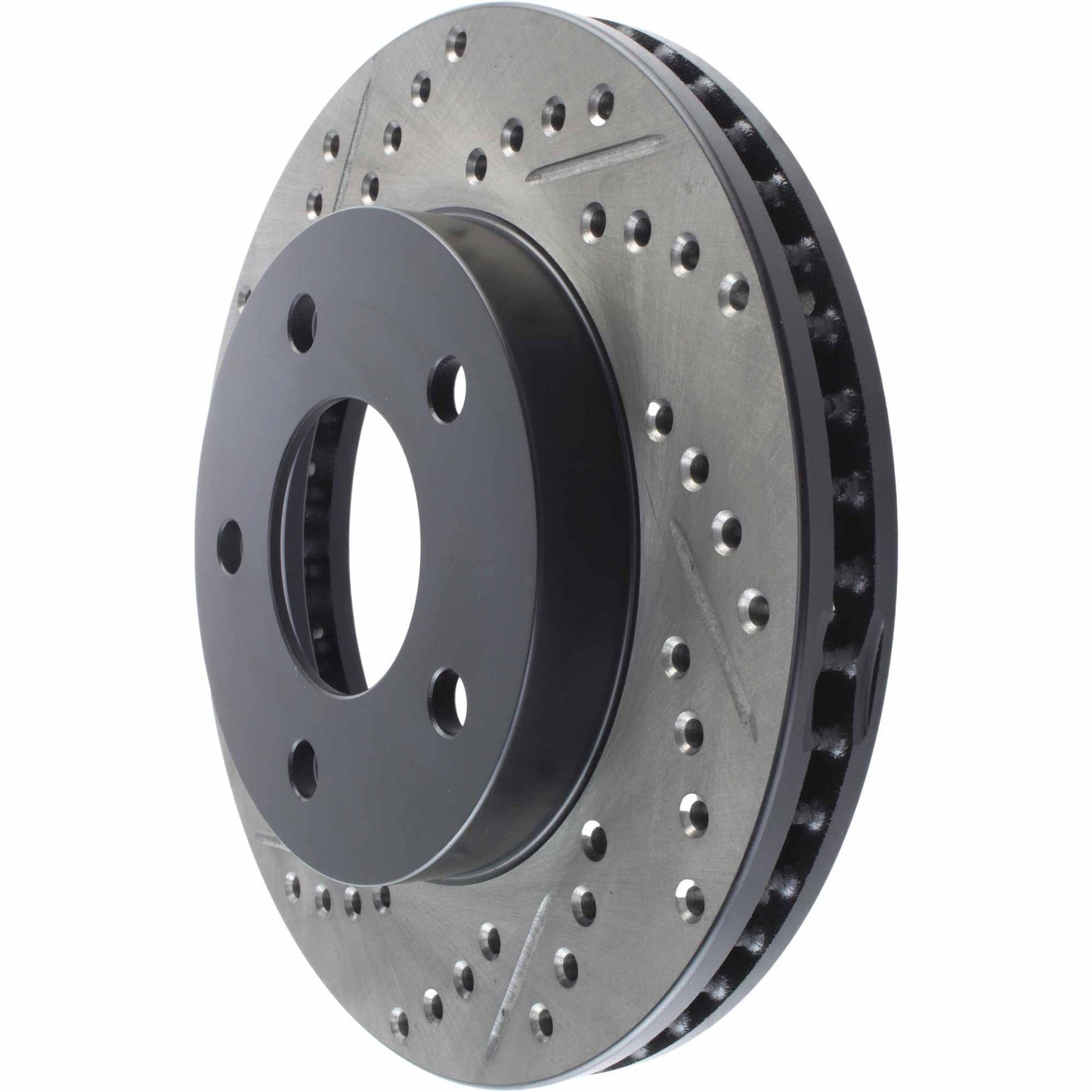 StopTech  Sport Drilled/Slotted Brake Rotor; Front Right