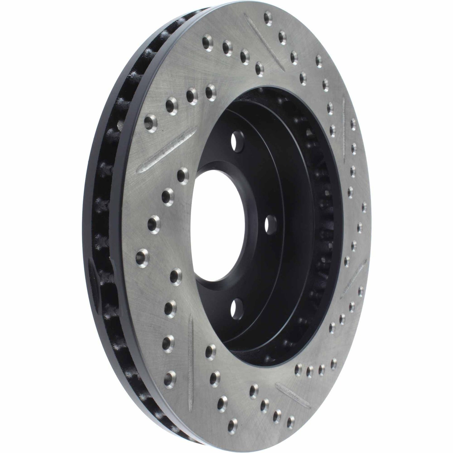 StopTech  Sport Drilled/Slotted Brake Rotor; Front Right