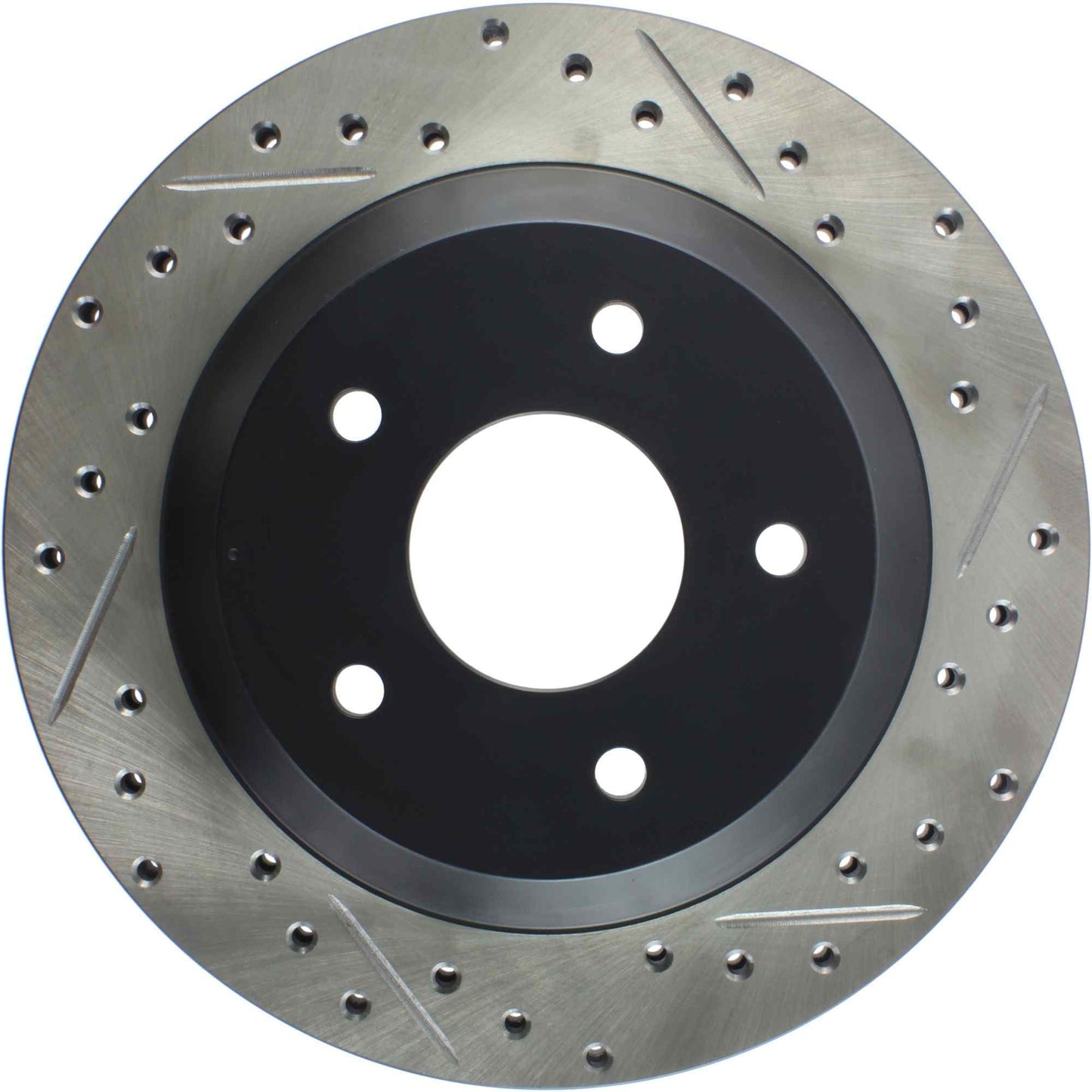 StopTech Sport Drilled/Slotted Brake Rotor; Front Left