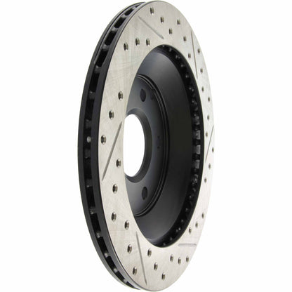 StopTech Sport Cryo Drilled/Slotted Brake Rotor; Rear Right