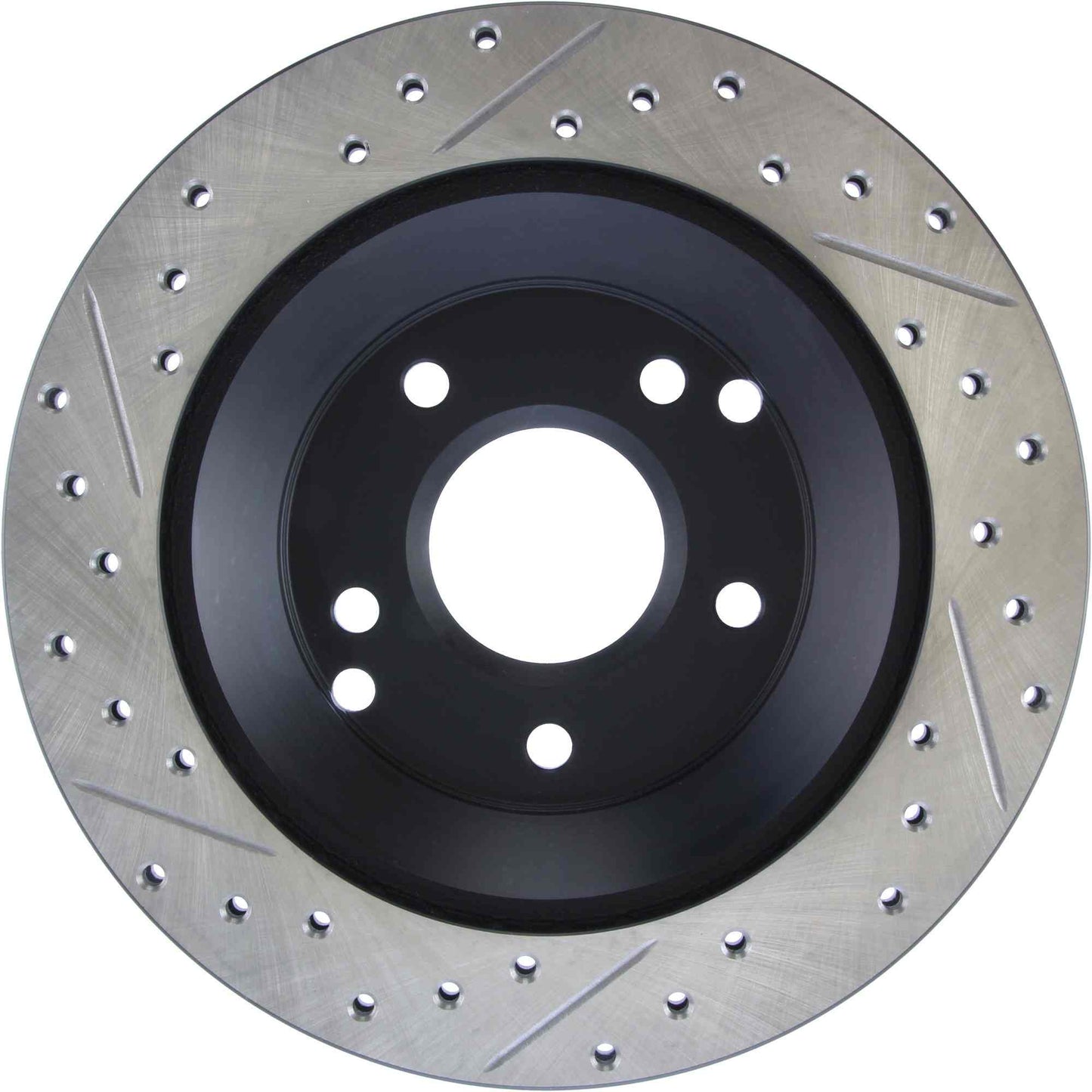 StopTech Sport Drilled/Slotted Brake Rotor; Rear Left
