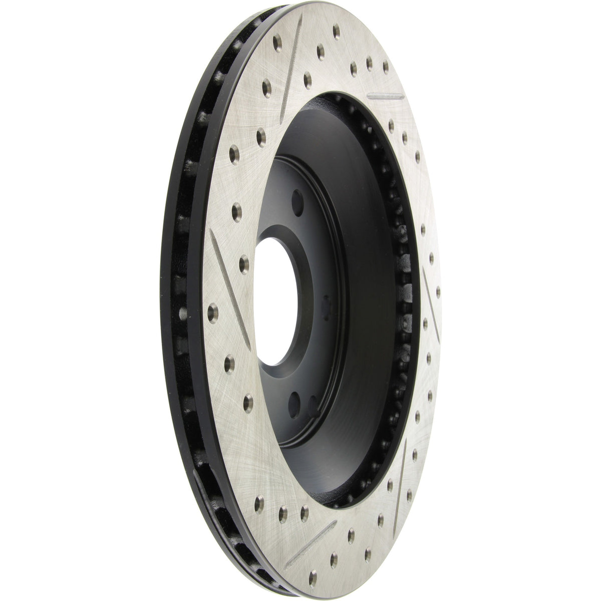 StopTech Sport Drilled/Slotted Brake Rotor; Rear Left