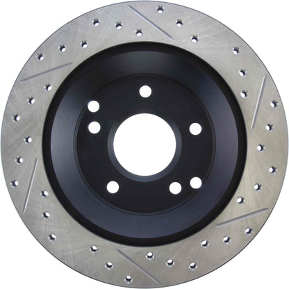 StopTech Sport Drilled/Slotted Brake Rotor; Rear Right