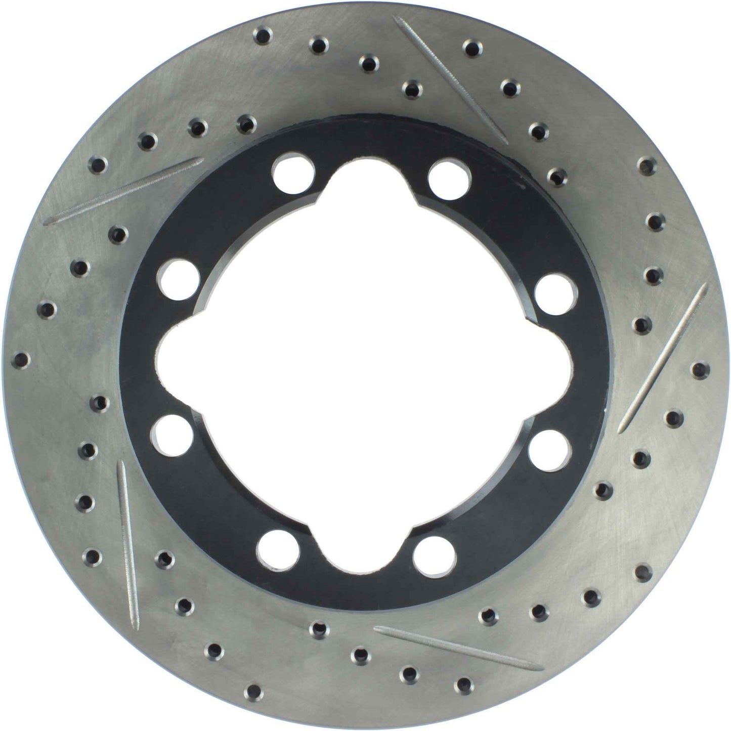 StopTech Sport Drilled/Slotted Brake Rotor; Front Left