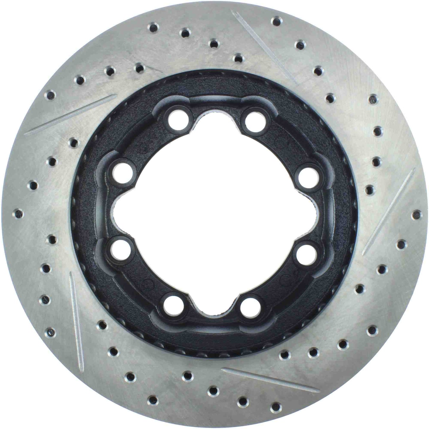 StopTech  Sport Drilled/Slotted Brake Rotor; Front Right