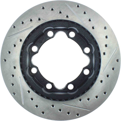 StopTech  Sport Drilled/Slotted Brake Rotor; Front Right