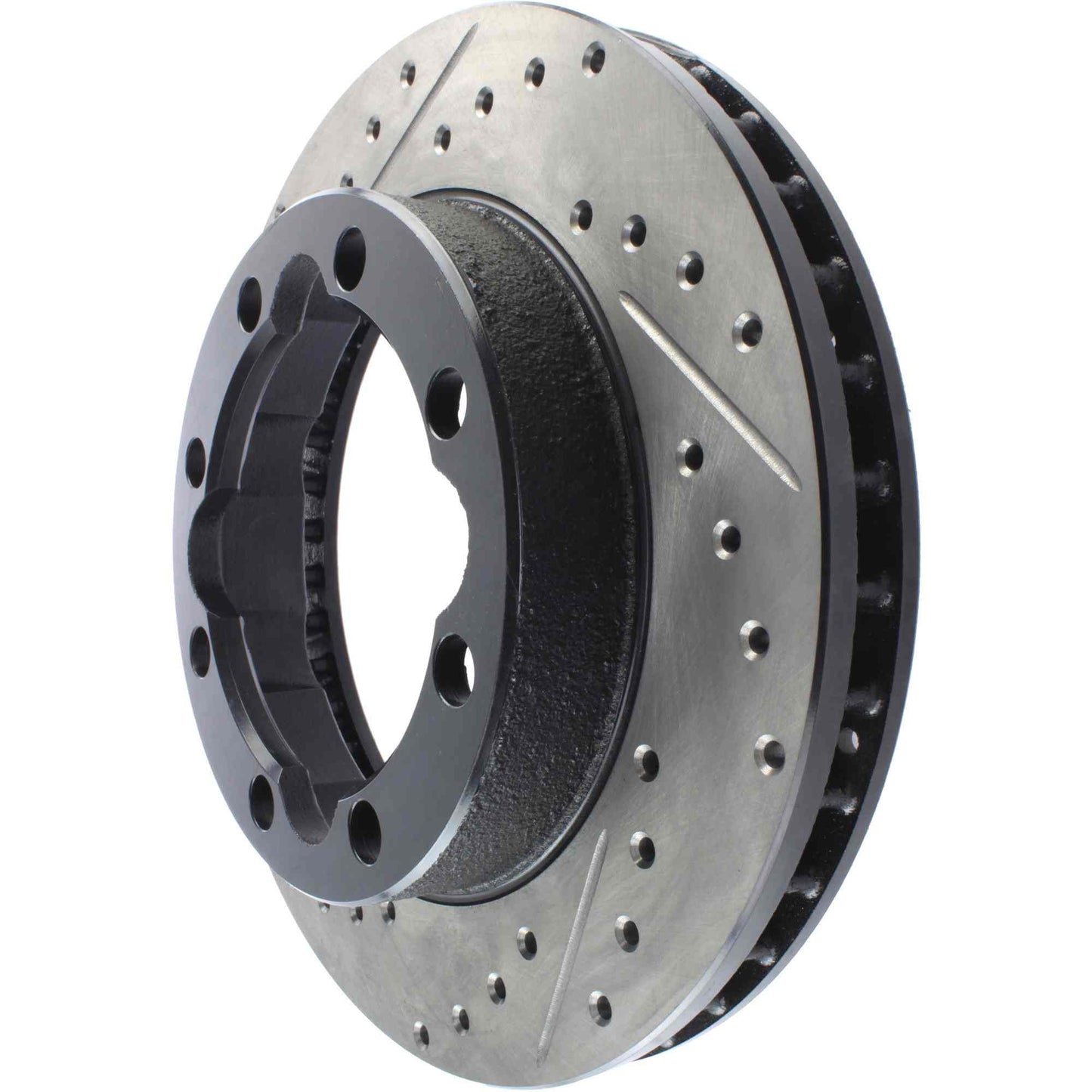 StopTech  Sport Drilled/Slotted Brake Rotor; Front Right