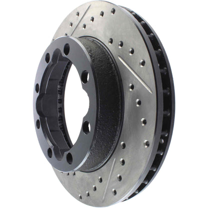 StopTech  Sport Drilled/Slotted Brake Rotor; Front Right