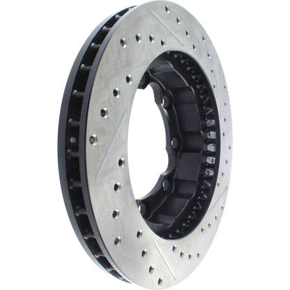 StopTech  Sport Drilled/Slotted Brake Rotor; Front Right