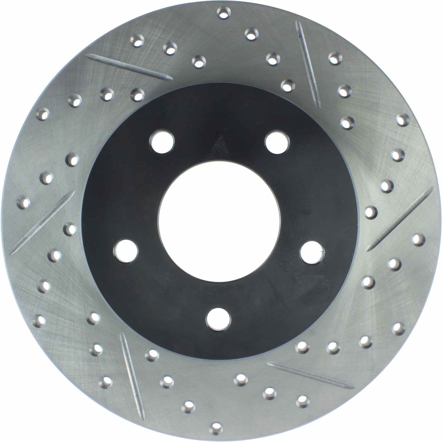 StopTech Sport Drilled/Slotted Brake Rotor; Rear Left