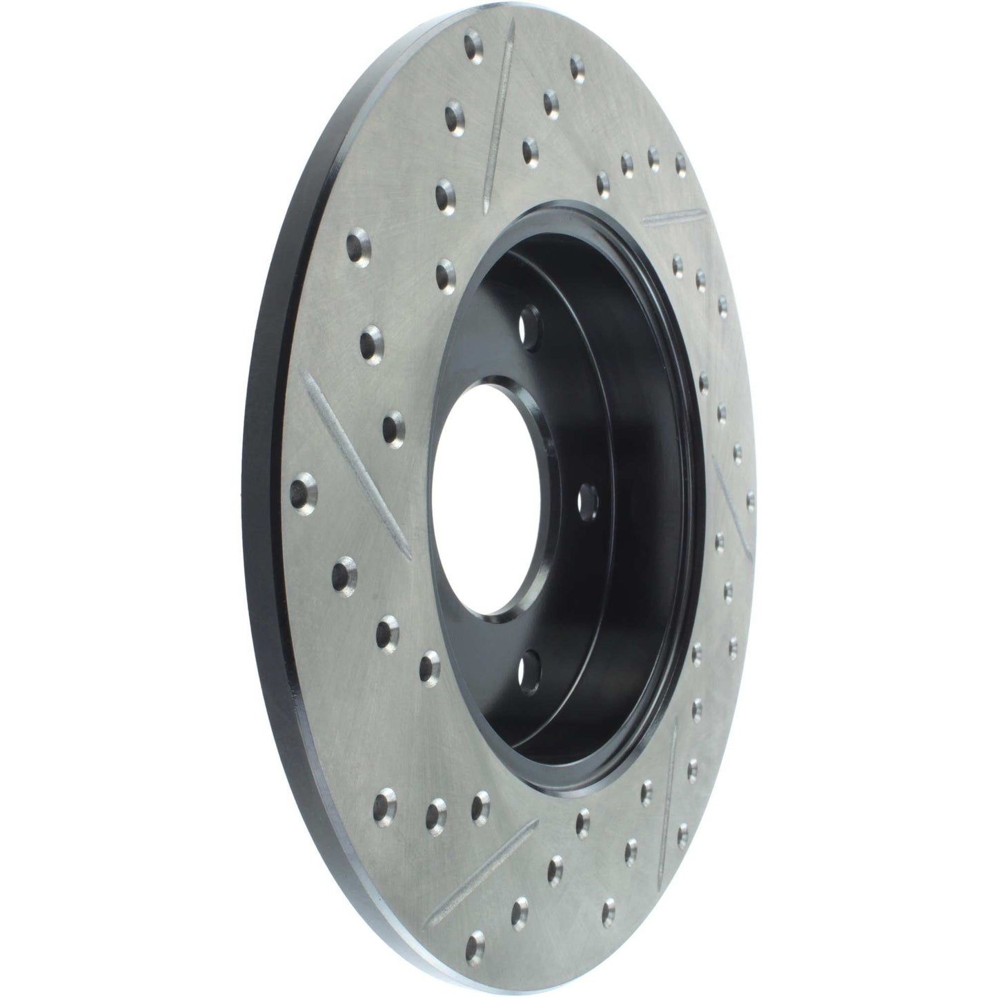 StopTech Sport Drilled/Slotted Brake Rotor; Rear Left