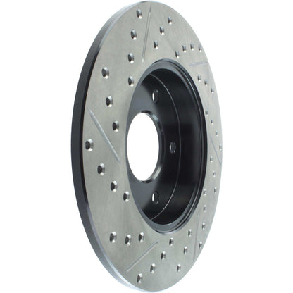StopTech Sport Drilled/Slotted Brake Rotor; Rear Left