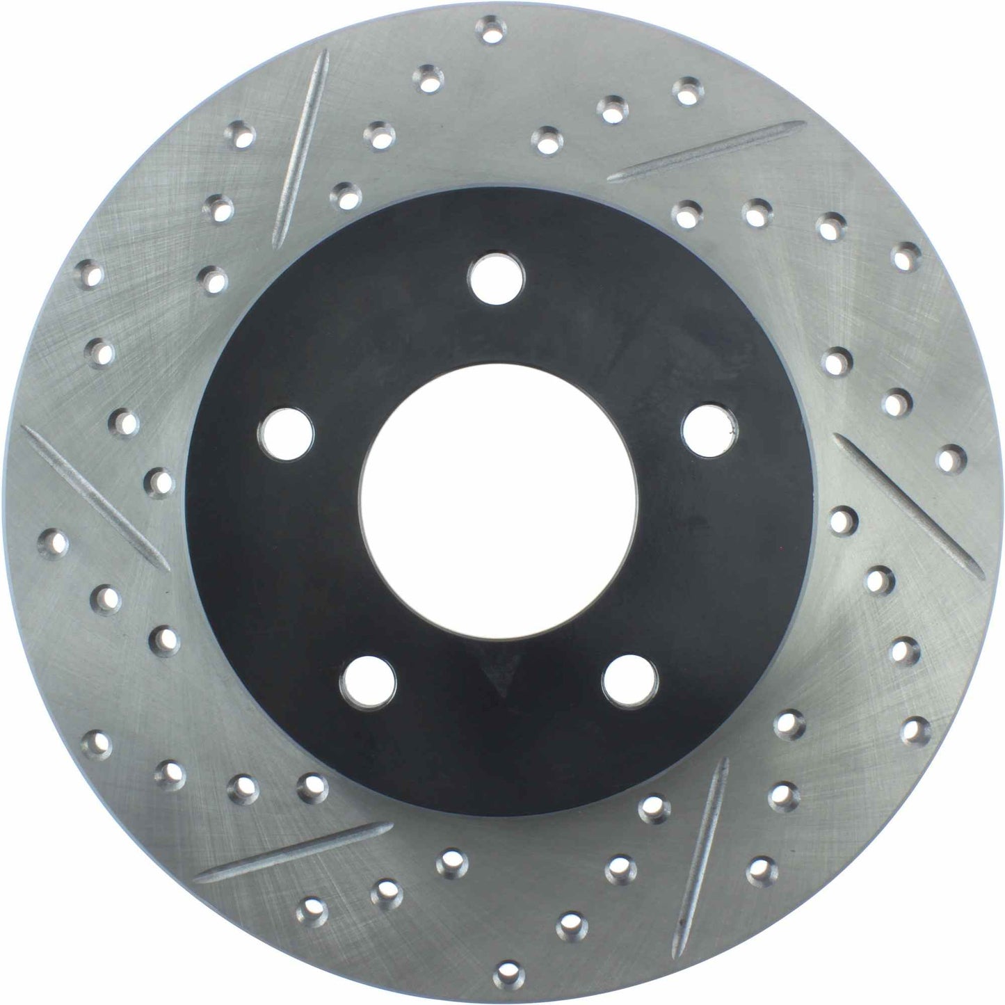 StopTech Sport Drilled/Slotted Brake Rotor; Rear Right