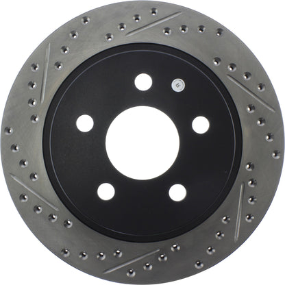 StopTech Sport Cryo Drilled/Slotted Brake Rotor; Rear Right