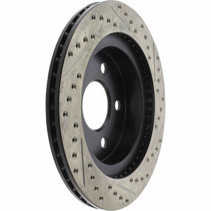 StopTech Sport Cryo Drilled/Slotted Brake Rotor; Rear Right