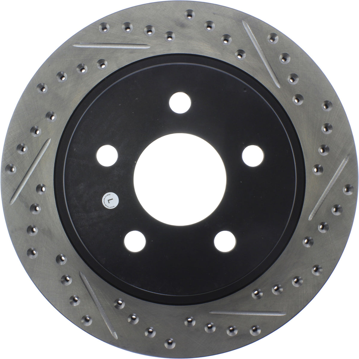 StopTech  Sport Drilled/Slotted Brake Rotor; Rear Left
