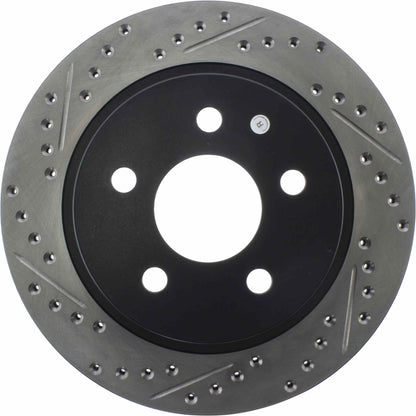 StopTech  Sport Drilled/Slotted Brake Rotor; Rear Right