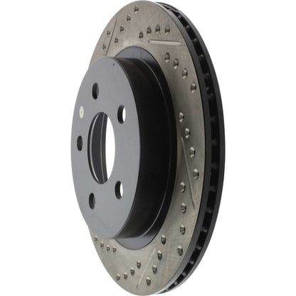 StopTech  Sport Drilled/Slotted Brake Rotor; Rear Right