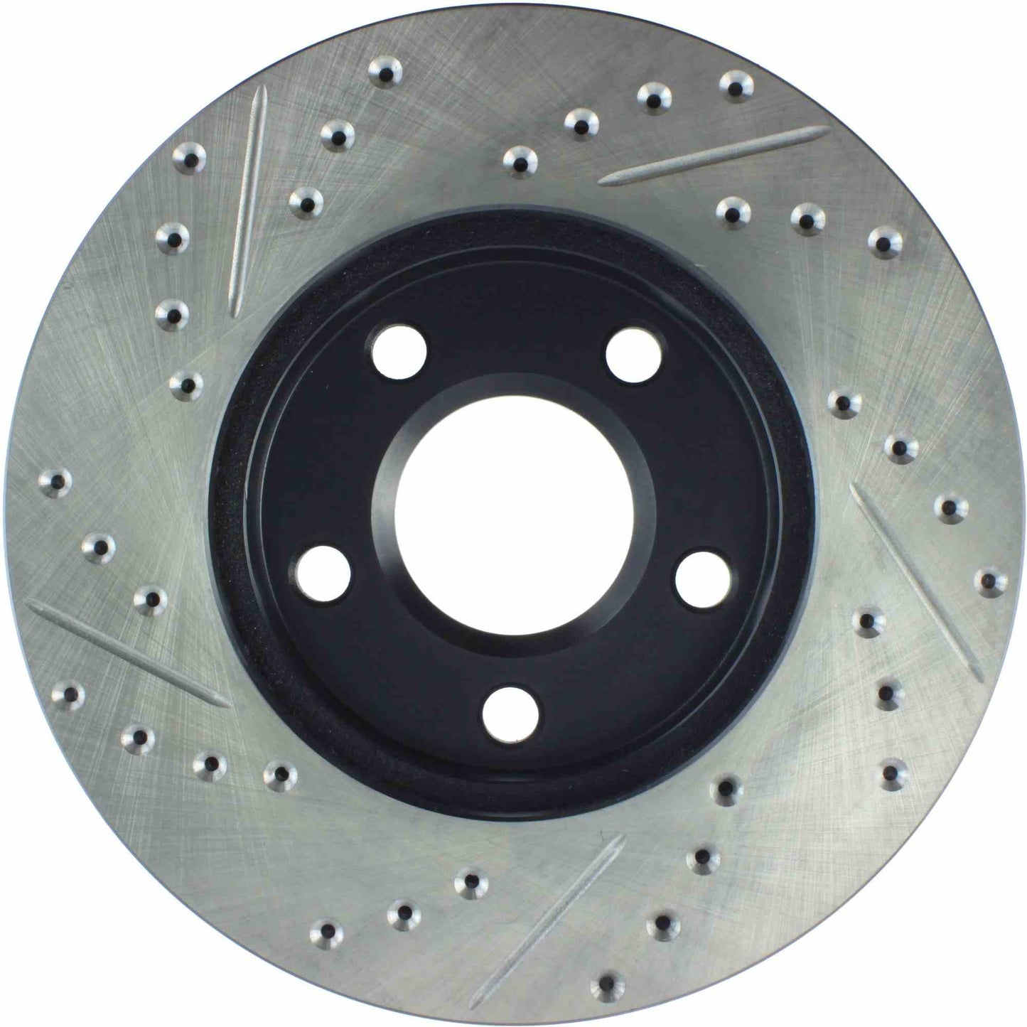 StopTech Sport Drilled/Slotted Brake Rotor; Front Left