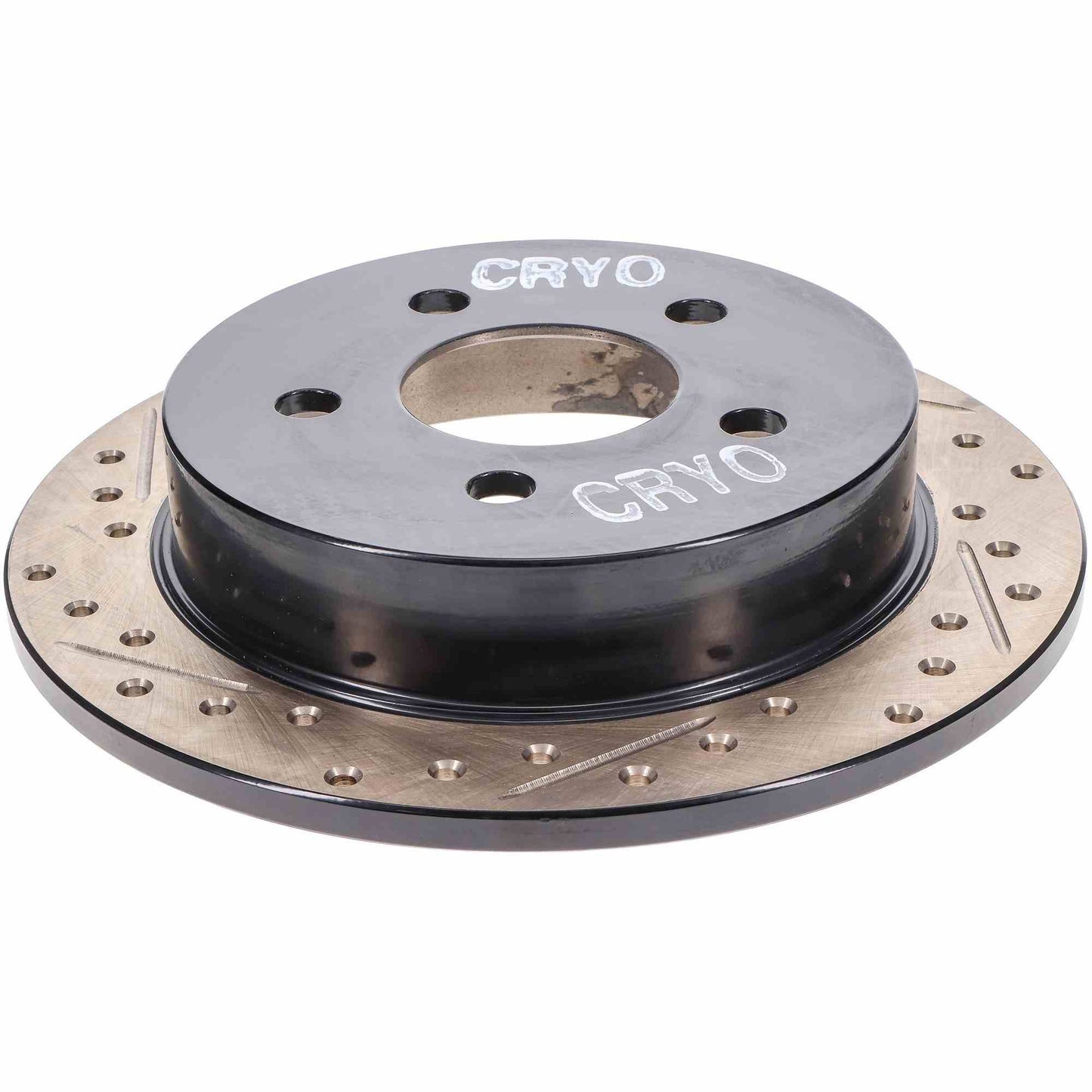 StopTech  Sport Cryo Drilled/Slotted Brake Rotor; Rear Right
